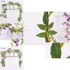 Lifelike 2x Artificial Wisteria Flower Vine With Stunning Colors For Home Decor