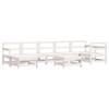 VidaXL Salon de Jardin avec Coussins 8 pcs, Canapés avec Dossier et Accoudoir, Ensemble de Meubles avec Table Basse Patio 3185886