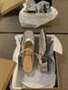 Coarse Heel Silver Mesh Hollow Bag Head Half Slippers Women's Shoes Wear 2025 Summer Mary Jane Sandals Single Shoes