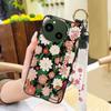 Wrist Strap Waterproof Phone Case For Sharp Aquos R9/SH-51E Oil Painting Anti-knock Ring Durable Kickstand Soft case