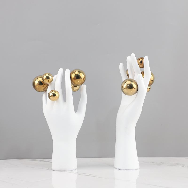 Abstract Art Figure Sculpture, Resin Decoration, Black and White Female Images, Statues, Gifts, Home Decoration Accessories