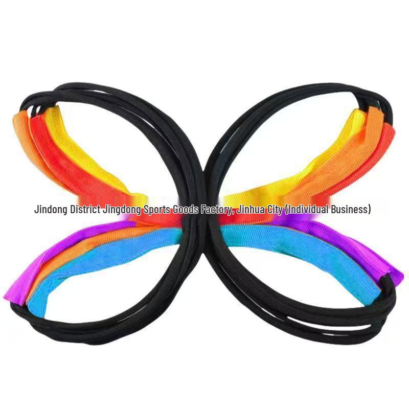 

Colorful Multi-Functional Butterfly Agility & Hopscotch Ladder: Foldable Children s Training Equipment 6 Rungs, 2.46m