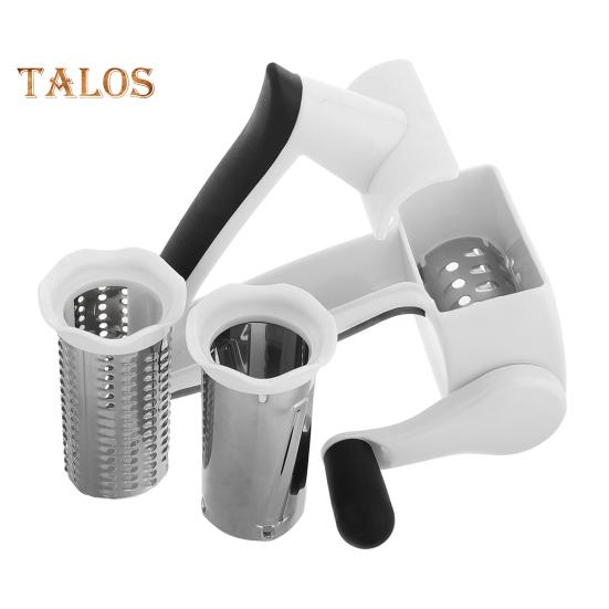 

Ручная роторная терка для сыра Профессиональная терка 2 в 1 с мелкими грубыми барабанами для пармезана, моцареллы и шоколадных орехов B