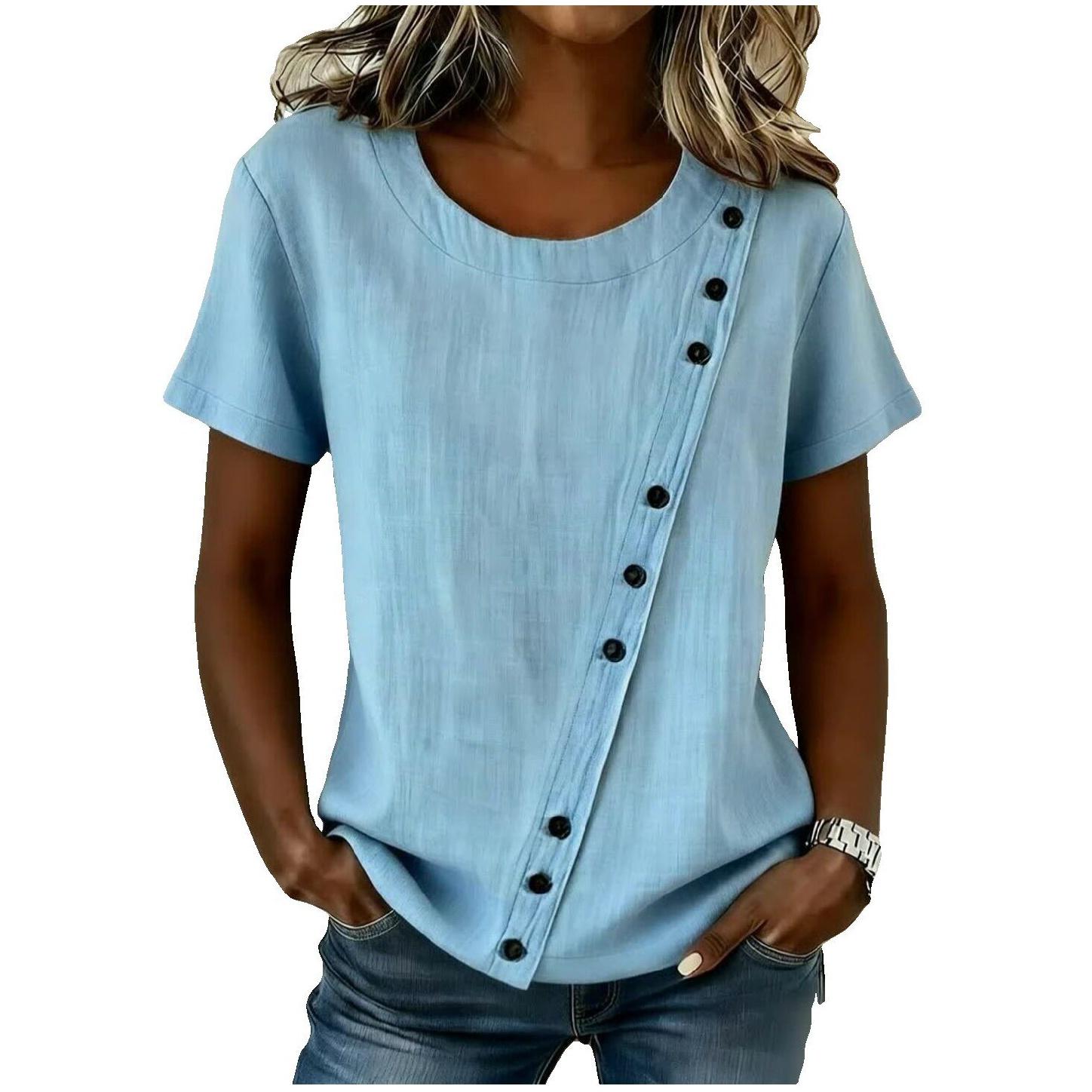 Женский повседневный свободный топ L