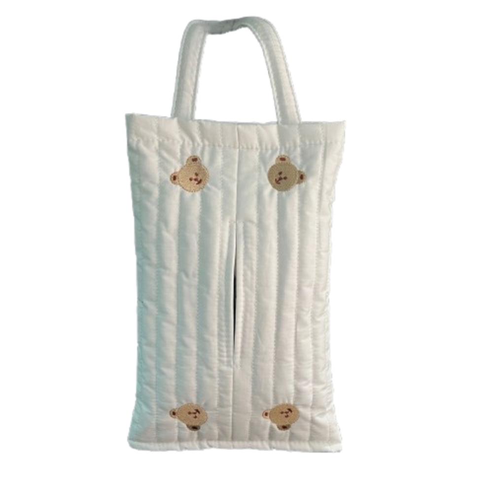 Kawaii Paper Storage Case Universal Hanging Napkin Holder Hanging Car Tissue Box  Home Decoration