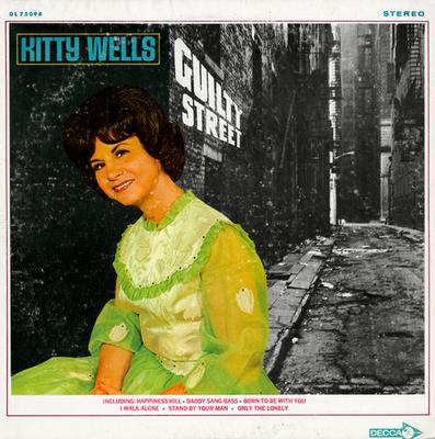 LP Record KITTY WELLS - Guilty Street DL75098 Decca 1969 US Folk Used