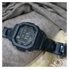 Casio G-SHOCK Classic Small Square Solar Quartz Movement Japanese and Korean Watch Men's Watch Black Dial GW-M5610-1B