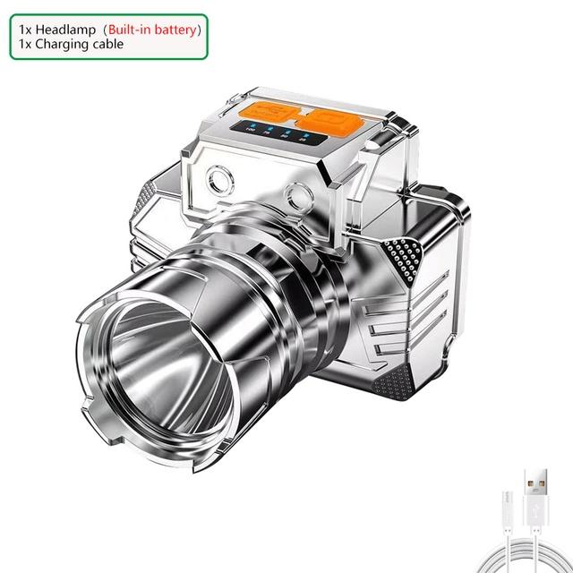 

Мощный светодиодный налобный фонарь Перезаряжаемые налобные фонари Выдвижные зум-фонари Мощные налобные фонари Фонари для рыбалки на открытом воздухе