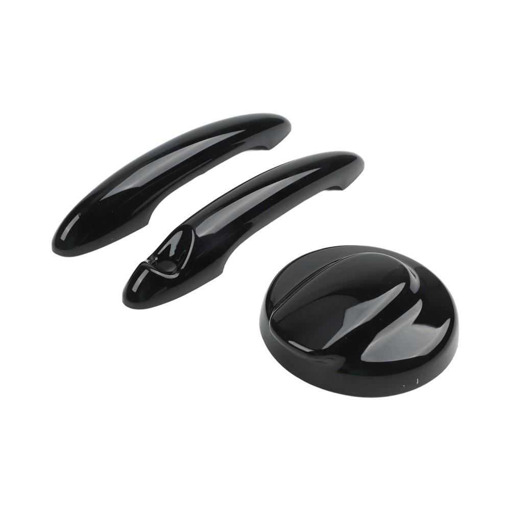 Gloss /Black /ABS Door Handle Covers And Fuel Tank Cap Trim For For MINI R55 Clubman For Cooper S 2007-2014 R56 Hatchback 2006-Good product