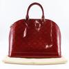 Louis Vuitton Alma GM Handbag M93596 Pomdamul Red Vernis Women Used