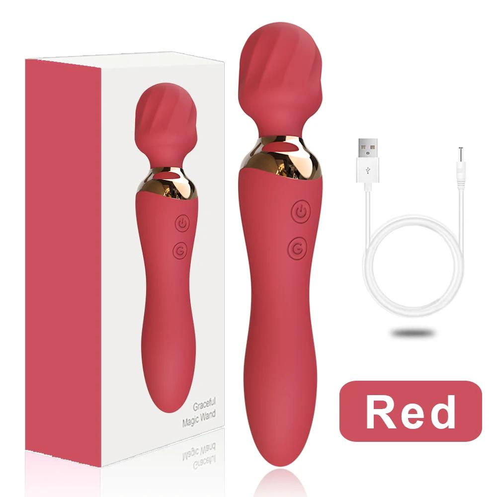 Powerful Vibrator Dildos Wand for Women G Spot Clitoris Stimulator Vagina Massager Female Masturbator Sex Toys for Adults 18+