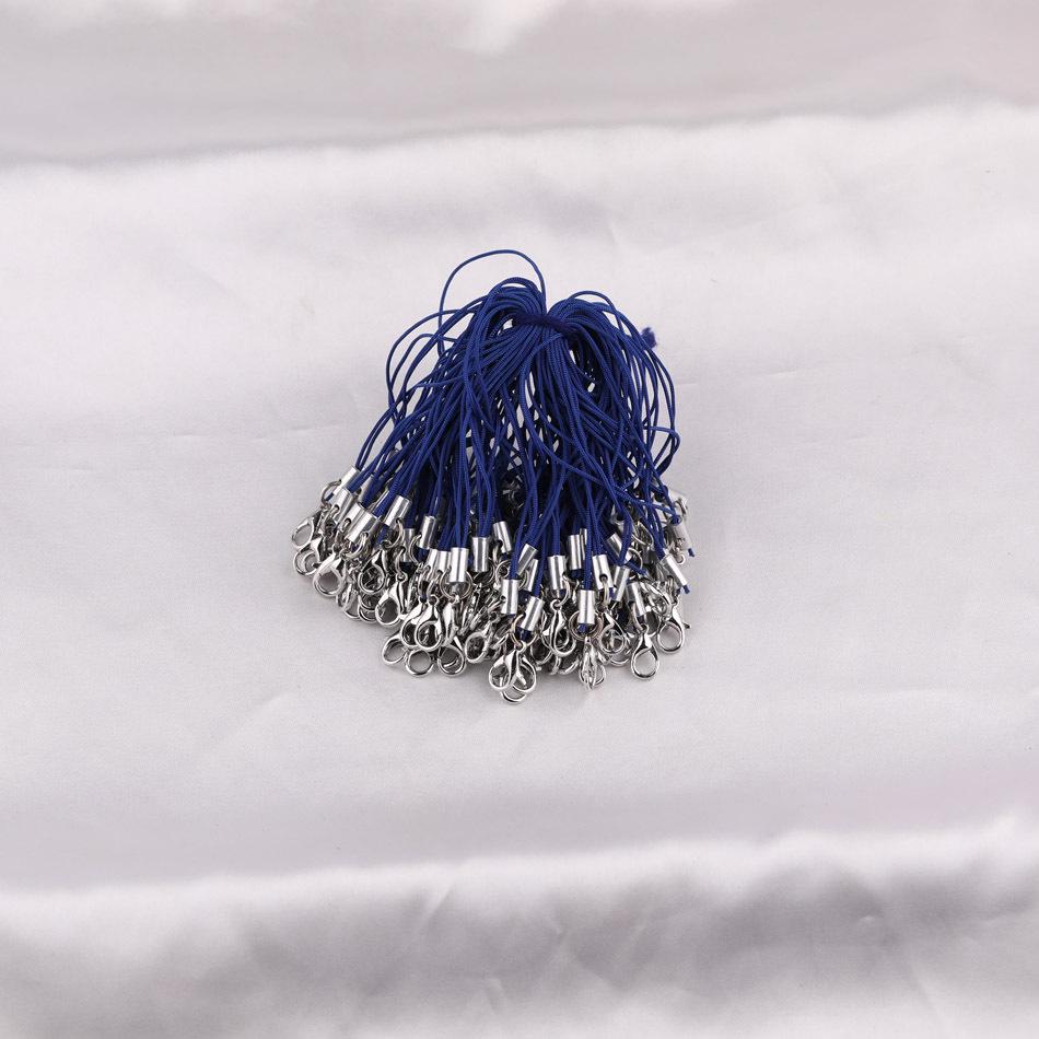 Multicolor Lobster Clasp Mobile Phone Lanyard - DIY Handmade Rope for Jewelry Accessories