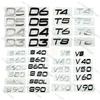 Hot Trunk Letter Logo Sticker Badge Suitable CarVolvo T4 T5 T6 T8 D3 D4 D5 D6 D8 XC40 XC60 XC90 S40 S60 S80 V40L V60L V80L AWD