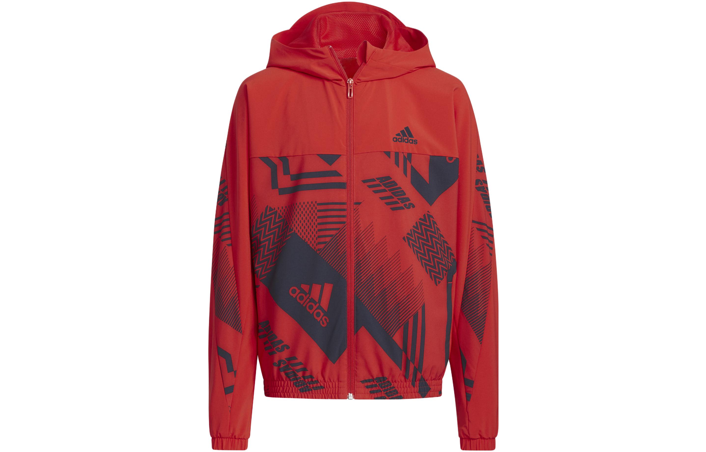 Куртки Adidas для детей с капюшоном Умеренные HE0115 140