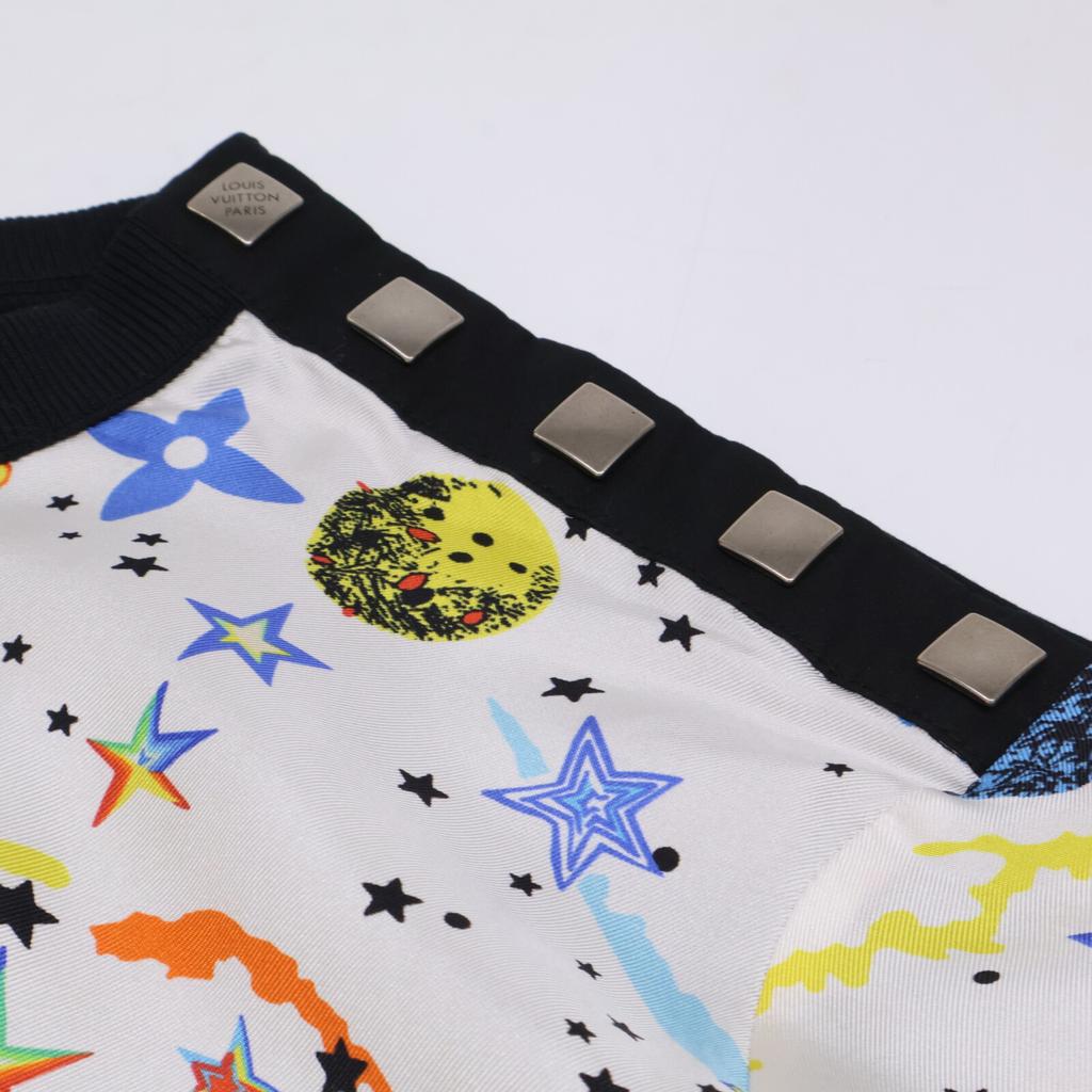 Louis Vuitton All-over Galaxy Print T-shirt Tops Not Written multicolorUsed