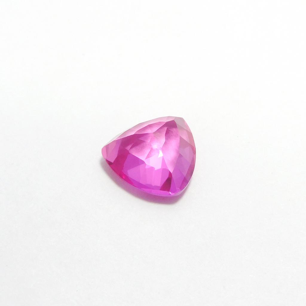 Trillion Cut 3.10 Ct Natural Pink Ruby CERTIFIED Loose Gemstone Huge Size P-4715-Ra