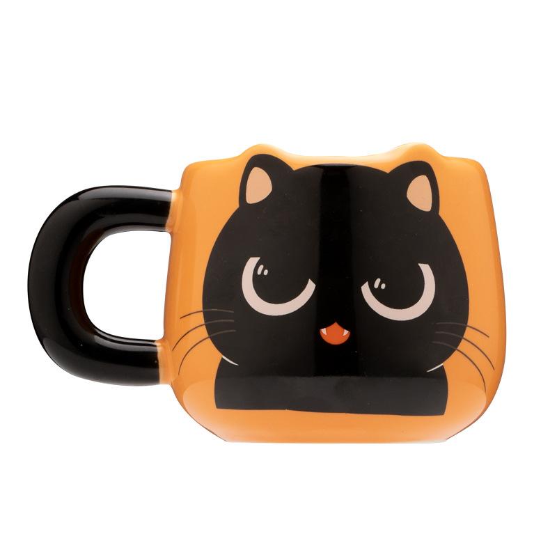 Drinking cup girls creative cat couple cup home mug male office ceramic breakfast cup