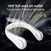 Usb Wearable Cooling Mini Personal Necklace Rechargeable Neckband Bladeless Hanging Potable Neck Fan