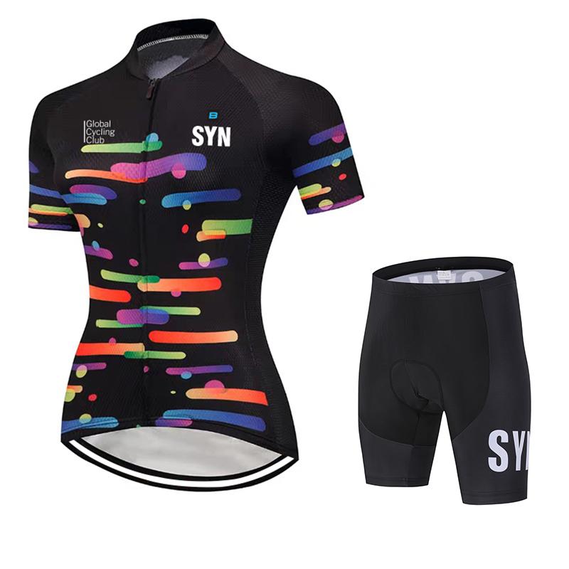 women's cycling sportswear set summer road cycling short top road cycling shorts quick drying cycling jersey cycling bib