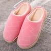 Autumn and winter simple hotel slippers women's thick-soled home indoor couple mao shoes men's warm home cotton slippers winter