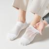 Men's Spring and Summer Pure Cotton Shallow Mouth Deodorant Sweat Absorption Invisible Antibacterial Socks