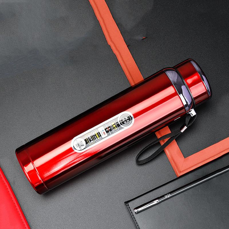 Large Capacity Thermos Cup 500ml /750ml/1000ml Vacuum Flasks Portable Stainless Steel Thermos Cup Water Bottle Travel Tea Mug Office Thermos Cup
