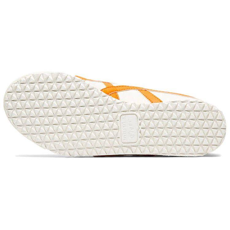 Onitsuka Tiger Mexico 66 Leather Retro Running Low Top Kids Casual Shoes Kids sneaker White Orange 1184A049-100