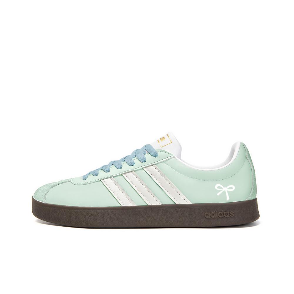 Adidas Neo VL Court 2.0 Slip Resistant Abrasion Resistant Low top Skateboard Shoes Unisex Red White ID6015(Team354-)