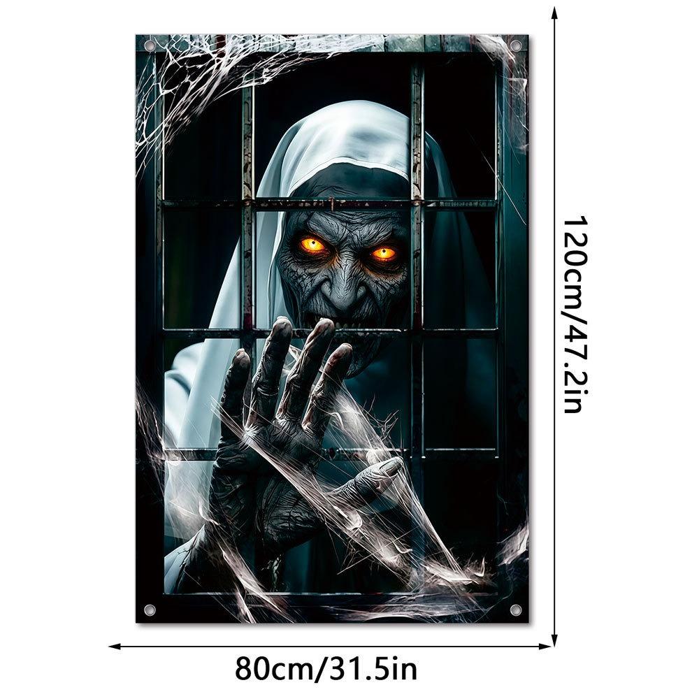 Large Size Halloween Curtain Hanging Design Horror Hanging Cloth Festival Supplies
