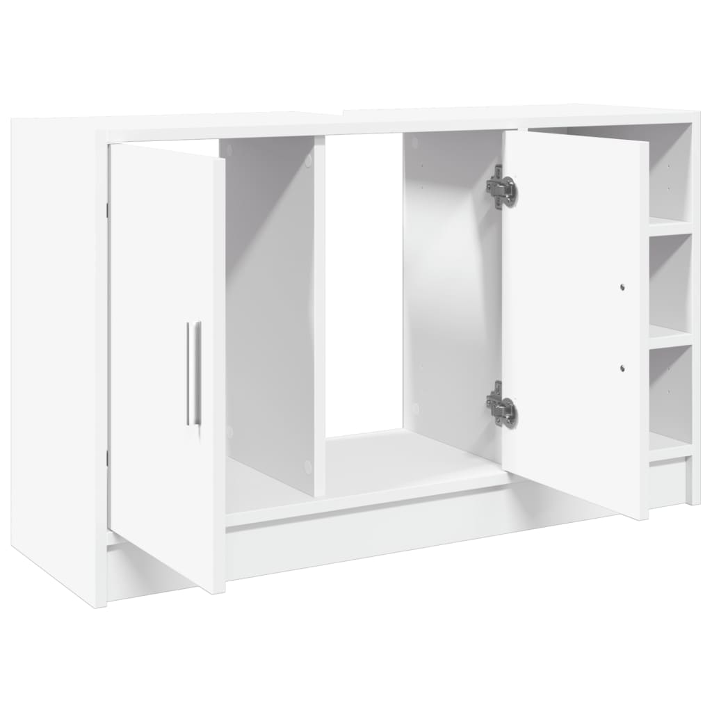 Waschtischunterschrank, Unterschrank unter dem Waschbecken, Schrank ohne Waschbecken, Sonoma-Eiche 90x29x55 cm