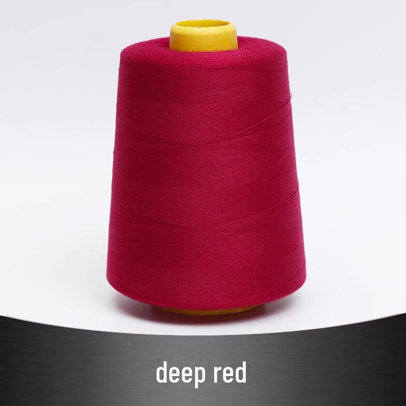 Balti 402 poliesteriniai siuvimo siūlai - 8000 jardų plokščiasiūlėms ir overlokams