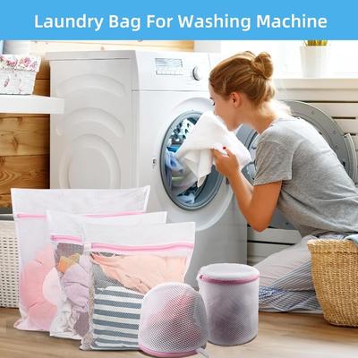 Mesh Laundry Bags with Zipper Travel Storage Organizer Clothing Washing Bags for Blouse Bra Hosiery Sock Delicate Garment Protection