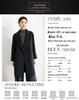 Women's Mid-Length Black Double-Faced Cashmere Wool Coat - 2025 Autumn/Winter Collection