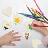 Large Wooden Hearts 10cm for Painting Decoration Compositions 50 PCS