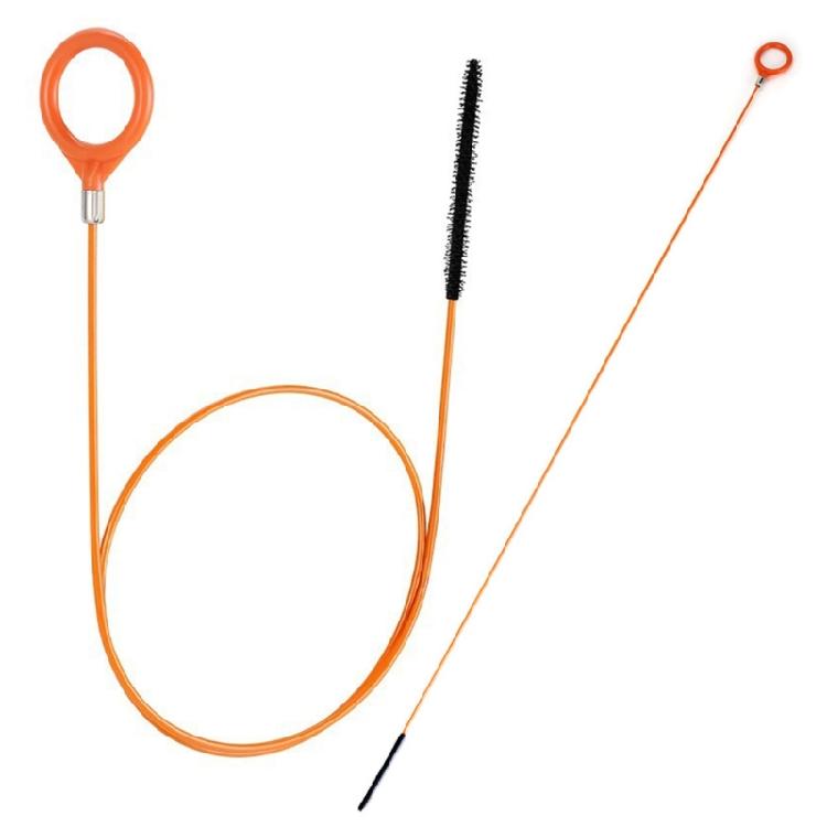 81cm/130cm Curved Pipe Drain Cleaner Brush Flexible Unclogger Tool For Car Sunroof Bathroom Sink And Kitchen Drainage