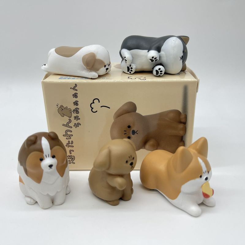 New Products In Stock Are Angry Cute And Spoiled Angry Dog Blind Box Cute Tabletop Decoration Shiba Dog Corgi Festival Gift