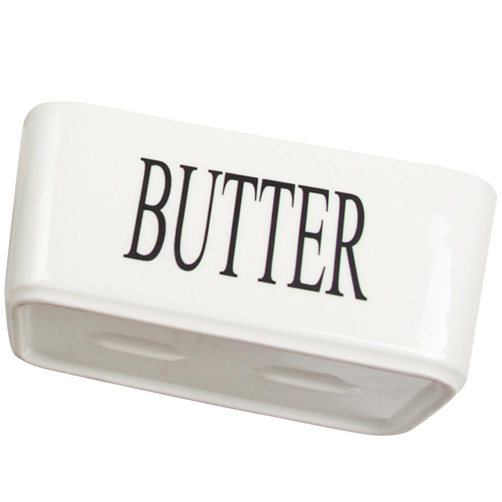 Butter Keeper Dish Rectangle Ceramic Material Safe Elegant Multi Purpose Kitchen Use Hand Butter Churner