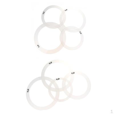2 Packs Drum Muffler Dampening Control Rings for Percussion Instrument