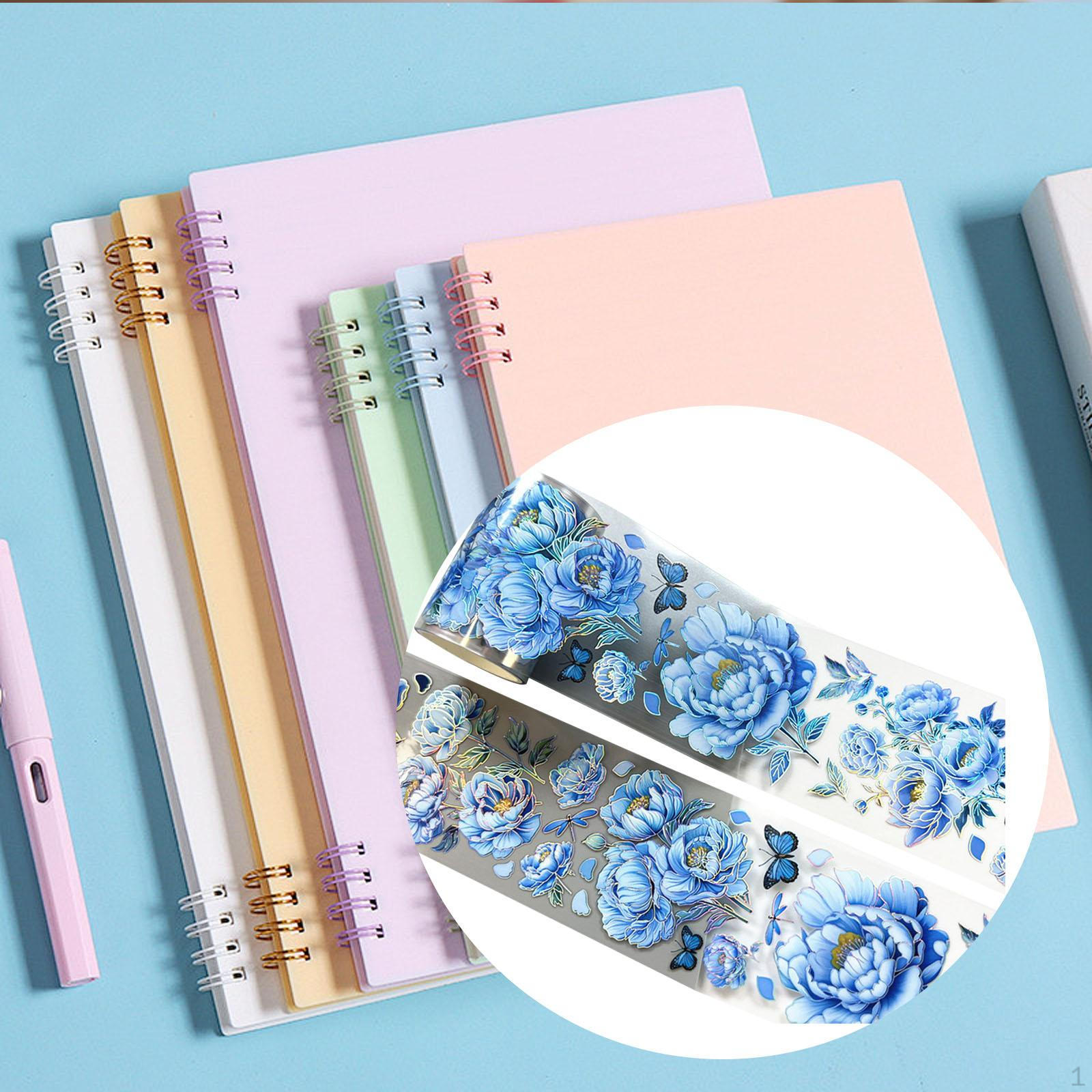 

Лента васи для домашних животных, креативная наклейка для скрапбукинга, сделай сам, декоративная маскировка Blue Peony