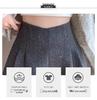 French Sparkly High-Waisted Woolen A-Line Shorts - Women's Autumn/Winter Slimming Wide-Leg Booty Pants