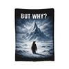 But Why Nihilist Penguin Blankets Fleece Summer Air Conditioning Multi-function Throw Blanket for Bedding Bedding Throws