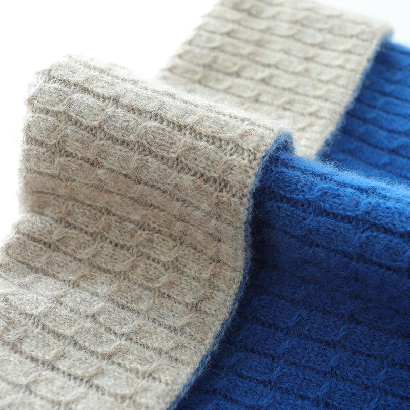 Women's Cashmere Hat Qinghe Cashmere 30% Cashmere 70% Wool Women's Autumn and Winter Cashmere Headscarf Soft and Warm