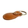 Porco Rosso Leather Keychain, Car/Motorcycle Key Ring, Small Carabiner, Compact, Teardrop Shape, Genuine Tochigi Leather, Made in Japan, Men's/Women's