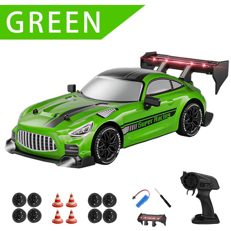 High-Speed 4WD RC Drift Car with Lights - Remote Control Racing Model