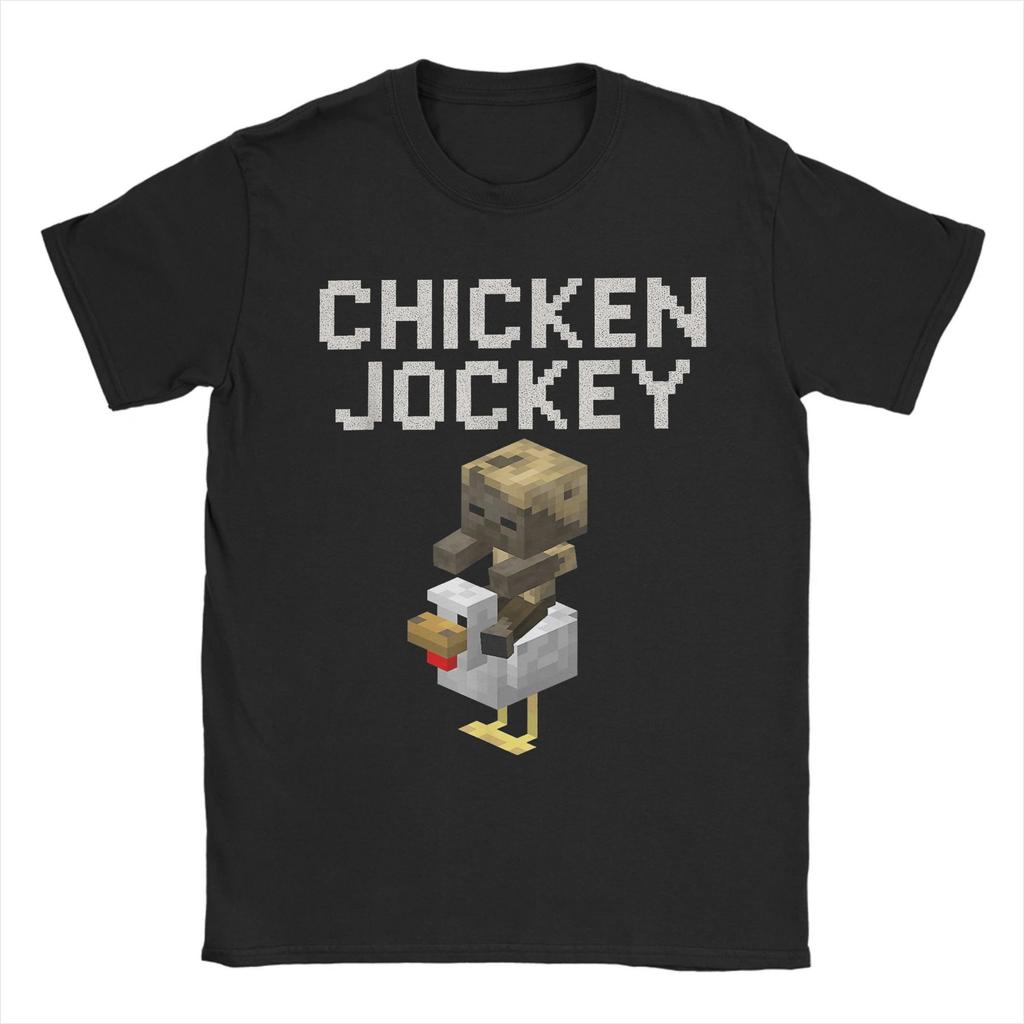 Printed Steve's Lava Chicken Pixel 2025 Movie T Shirt for Men Women 100% Cotton Tee Shirt Short Sleeve Clothing