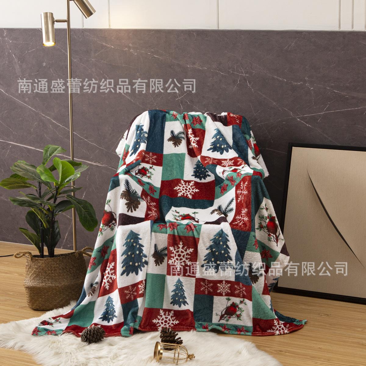 

3D Digital Printing Flannel Blanket Sofa Blanket Blanket Single Layer Thickening 130/150 single-sided printing