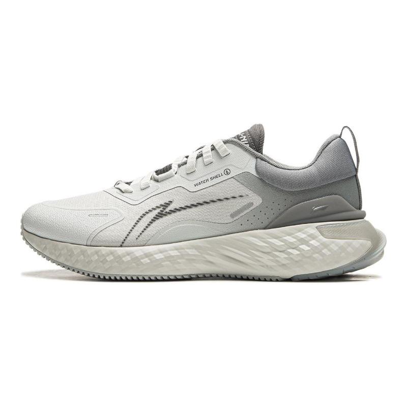 Li-Ning Cloud Shield Mens Low Top Running Shoes Gray AGLU251-2 45