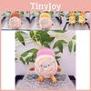 Cute Plush Pancake Food Doll Keychain Soft Pp Cotton Adorable Pendant Accessory