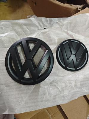 VW 2pcs 3D ABS Car Front Logo Grille Badge Trunk Badge Car Replacement Accessories for Vw Tiguan 5N0853601 5ND853630 2012-2017
