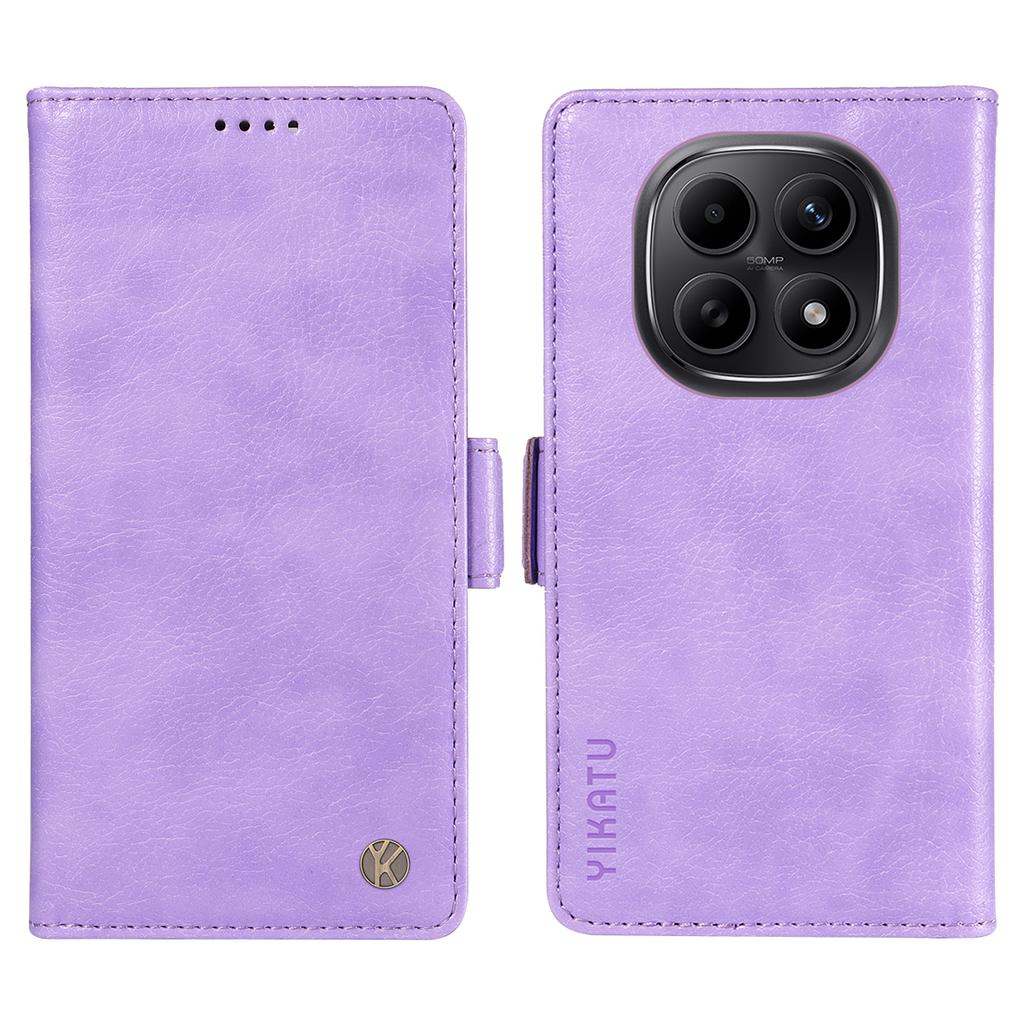 For Xiaomi Poco M8 5G/Redmi Note 15 5G (Global)/15 4G (Global) Case YIKATU YK-007 Litchi Texture PU Leather Wallet Phone Cover